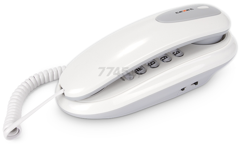 Телефон домашний проводной TEXET TX-236 светло-серый