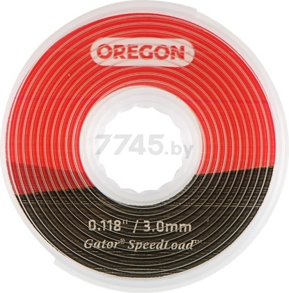 Леска для триммера d 3,0 мм х 5,52 м диск OREGON Gator SpeedLoad (24-518-25)
