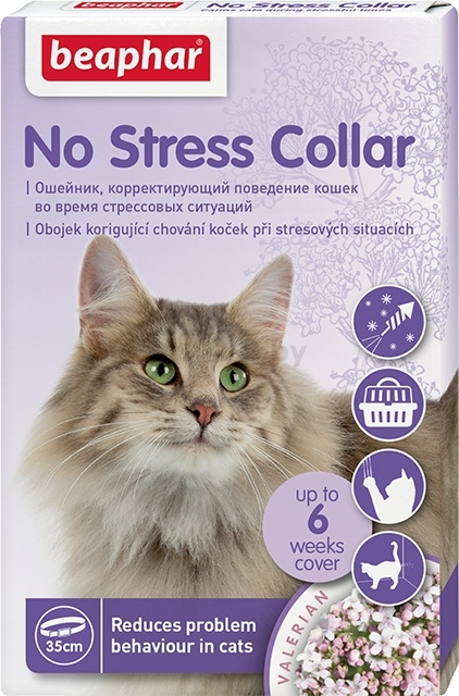 Ошейник для кошек успокаивающий BEAPHAR No Stress Collar 35 см (8711231132287)