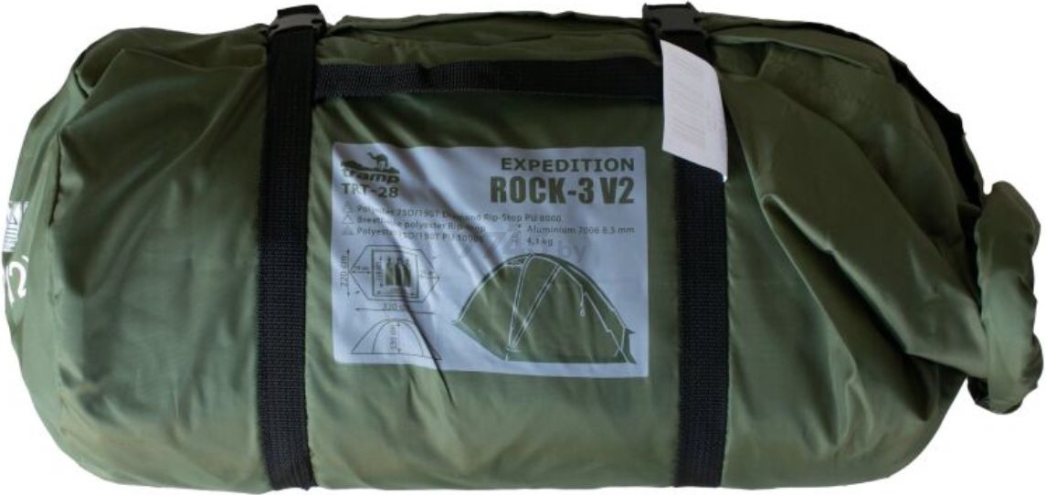 Палатка TRAMP Rock 3 Green (V2) - Фото 5