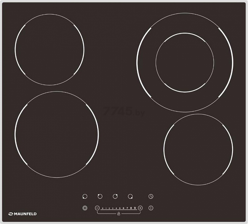 Панель варочная электрическая MAUNFELD EVSE594FDBK (КА-00013337) - Фото 2