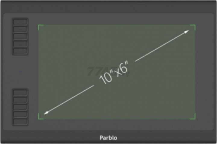 Графический планшет PARBLO A610 Plus V2 - Фото 3