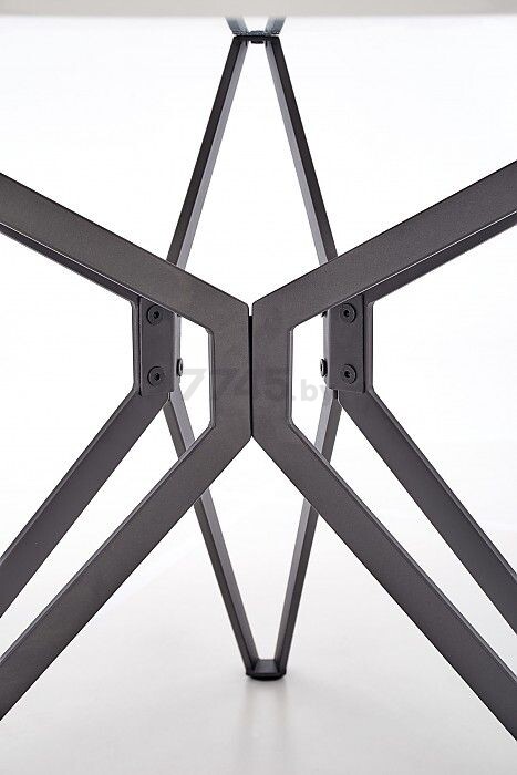 Стол кухонный HALMAR Pixel белый/черный 120х76 см (V-CH-PIXEL-ST) - Фото 3