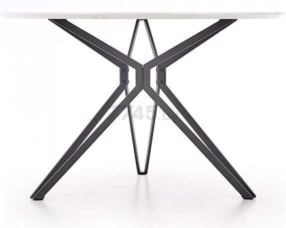 Стол кухонный HALMAR Pixel белый/черный 120х76 см (V-CH-PIXEL-ST) - Фото 2