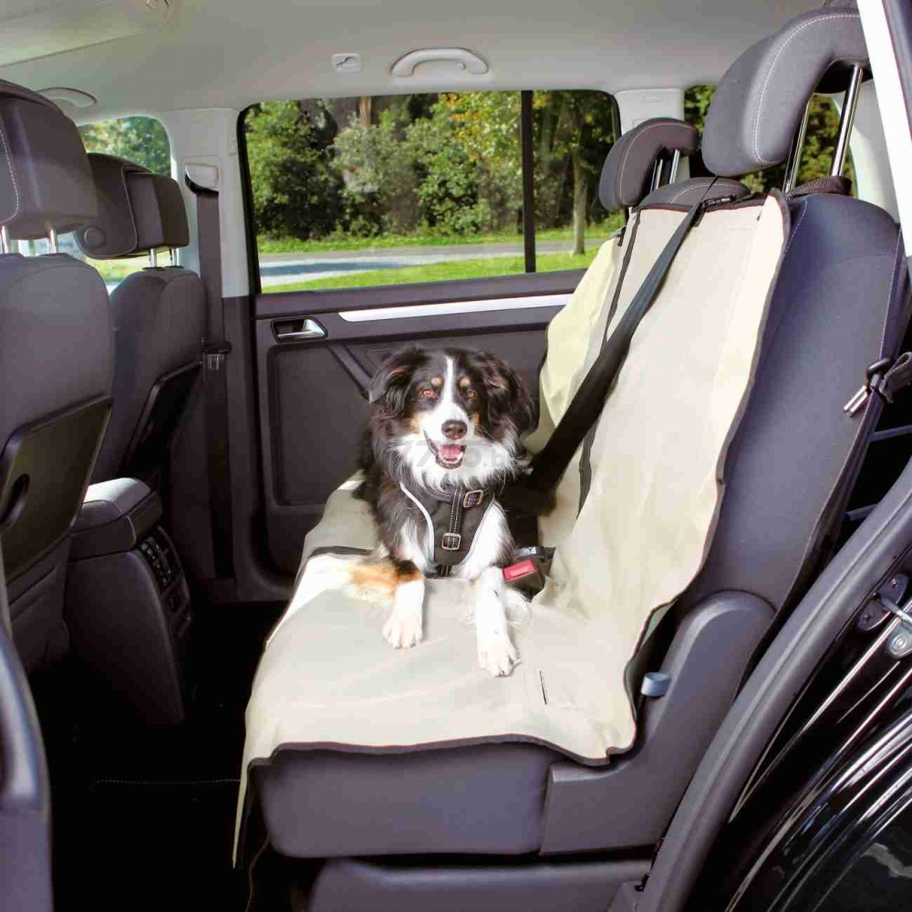 Гамак для собак в автомобиль TRIXIE 140х120 см бежевый (13237)