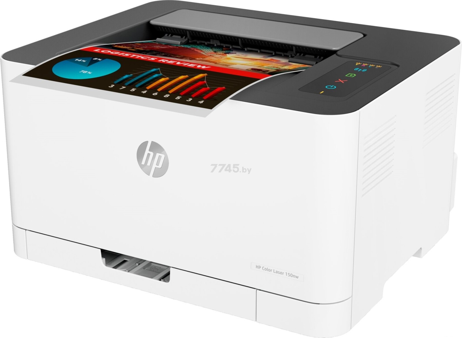 Принтер лазерный HP Color Laser 150nw (4ZB95A) - Фото 2