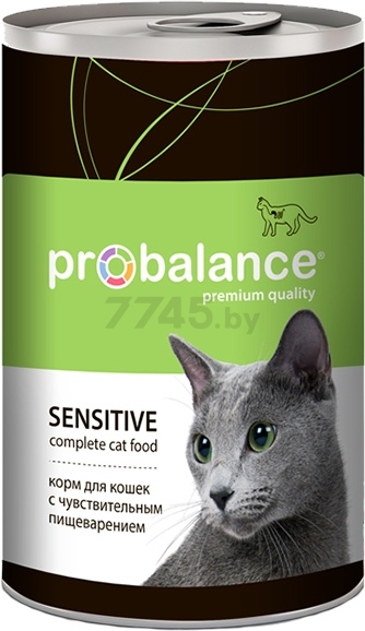 Влажный корм для кошек PROBALANCE Sensitive консервы 415 г (4640011982214) - Фото 4