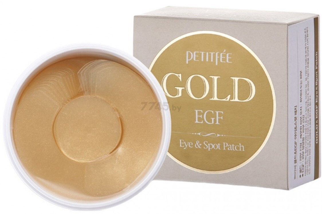 Патчи под глаза PETITFEE Gold & Egf Eye Spot Patch 90 штук (8809239800618)
