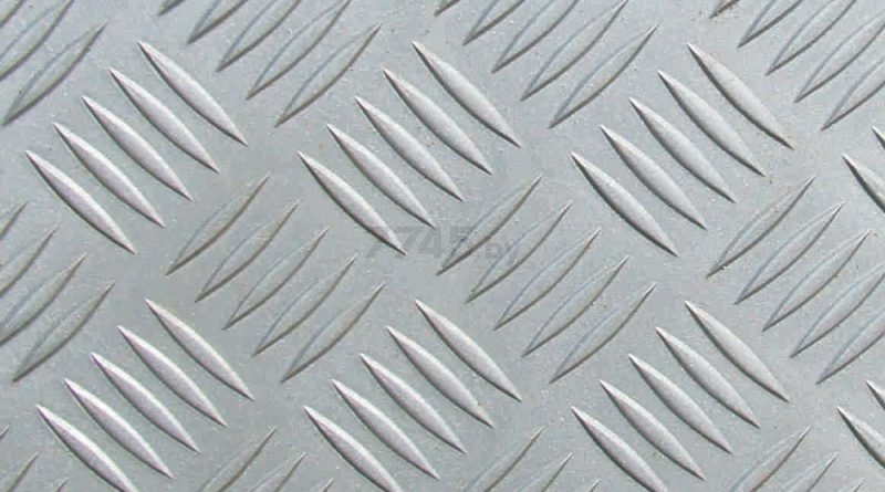 Лист алюминиевый ПИЛОТПРО Рифленый 1200х300х1,5 мм (15799)