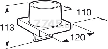 Дозатор для жидкого мыла ROCA Tempo (817037001) - Фото 2