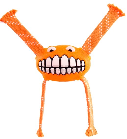 Игрушка для собак ROGZ Grinz Flossy Large Orange 24 см (RFGR05D)