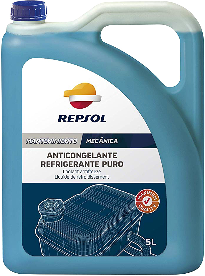 Антифриз G11 синий REPSOL Pure Coolant 5 л (RP700R39)