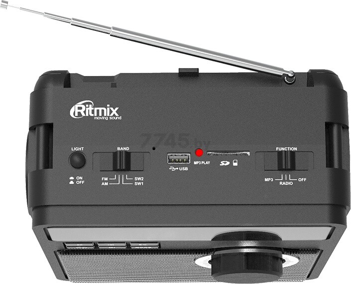 Радиоприемник RITMIX RPR-210 черный - Фото 4