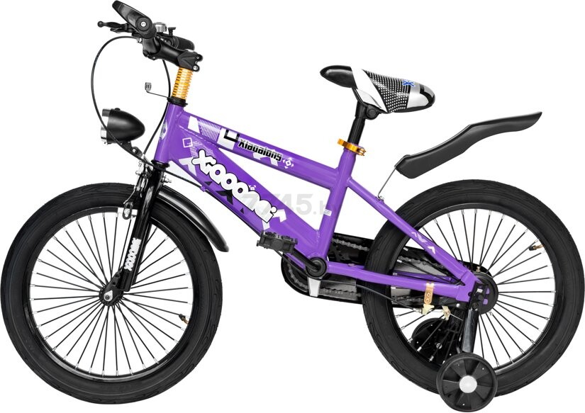 Велосипед детский RS Niki 18" фиолетовый - Фото 2