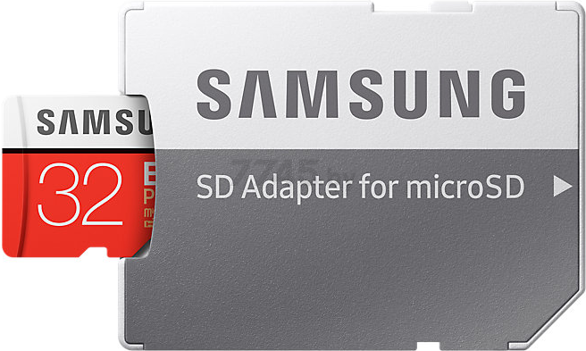 Карта памяти SAMSUNG MicroSDHC 32 ГБ EVO plus с адаптером SD (MB-MC32GA/RU) - Фото 3