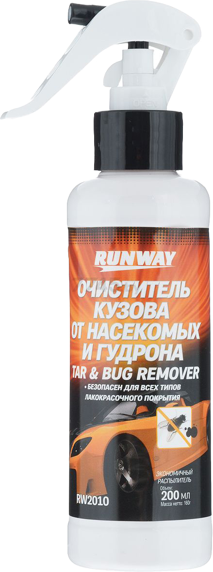Очиститель кузова RUNWAY Tar & Bug Remover 200 мл (RW2010)