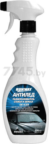 Размораживатель стекол RUNWAY Антилед 500 мл (RW5064)