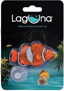 Рыбка искусственная для аквариума LAGUNA Клоун 5001LD 9,7х14х2,5 см (74054010) - Фото 2