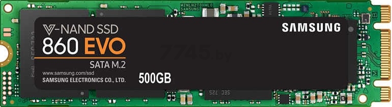 SSD диск Samsung 860 Evo 500GB (MZ-N6E500BW) - Фото 2