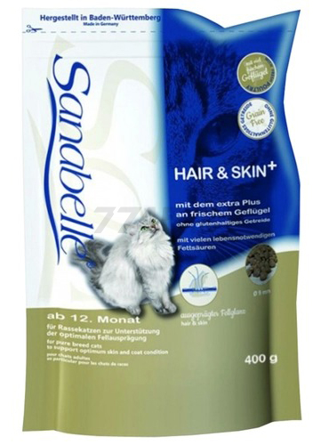 Сухой корм для кошек BOSCH Sanabelle Hair&Skin 0,4 кг (4015598017039) - Фото 2
