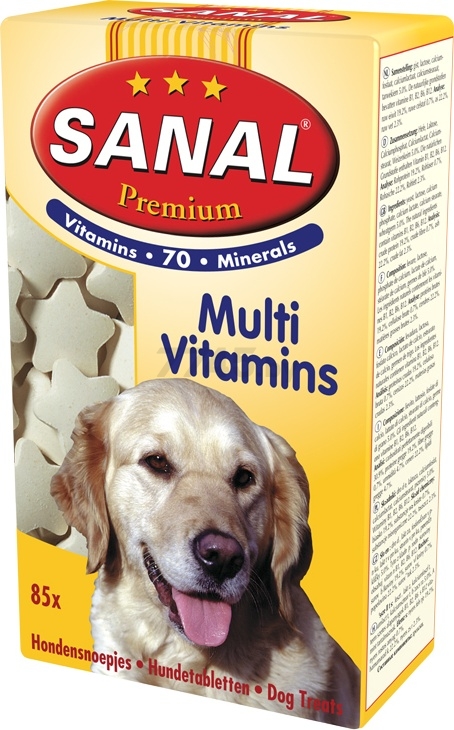 Витамины для собак SANAL Premium Multi Vitamins 50 г (8711908270007)