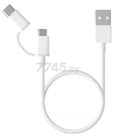 Кабель XIAOMI Mi 2-in-1 USB Cable Micro USB to Type C (SJV4083TY)