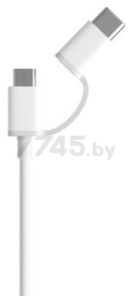 Кабель XIAOMI Mi 2-in-1 USB Cable Micro USB to Type C (SJV4083TY) - Фото 4