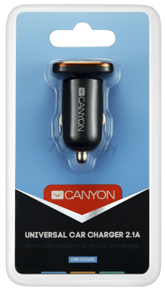 Автомобильное зарядное устройство CANYON CNE-CCA02B - Фото 4