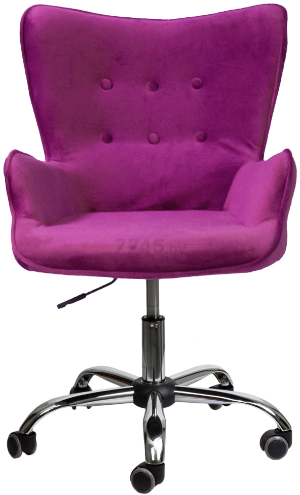 Кресло компьютерное AKSHOME Bella велюр фиолетовый (61452) - Фото 2