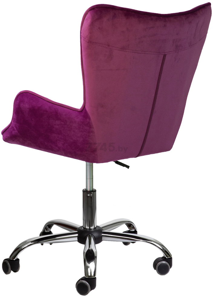 Кресло компьютерное AKSHOME Bella велюр фиолетовый (61452) - Фото 4
