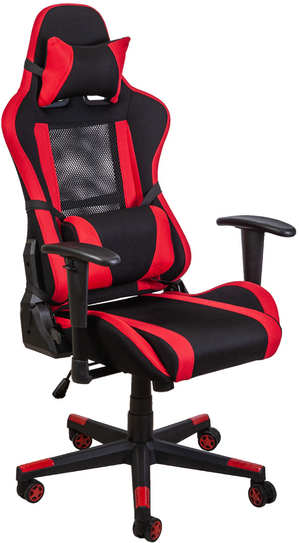 Кресло геймерское AKSHOME Optimus черный/красный (63213)