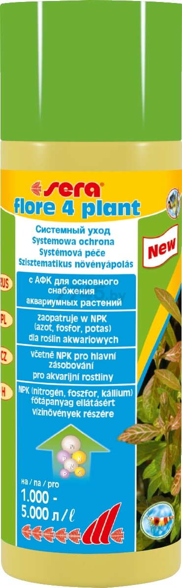 Удобрение для аквариумных растений SERA Flore 4 Plant 250 мл (3350)