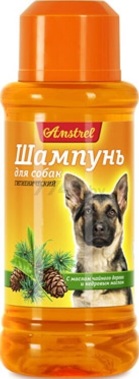 Шампунь для собак AMSTREL Гигиенический с маслами чайного дерева и кедра 120 мл (001483)