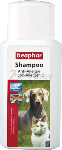 Шампунь для животных BEAPHAR Hypo-allergenic 200 мл (8711231152902) - Фото 2