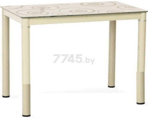 Стол кухонный SIGNAL Damar кремовый 80х60х75 см (DAMARK80)