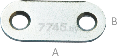 Пластина крепежная ПК-40 белый цинк STARFIX (SMP-17542-1) - Фото 2