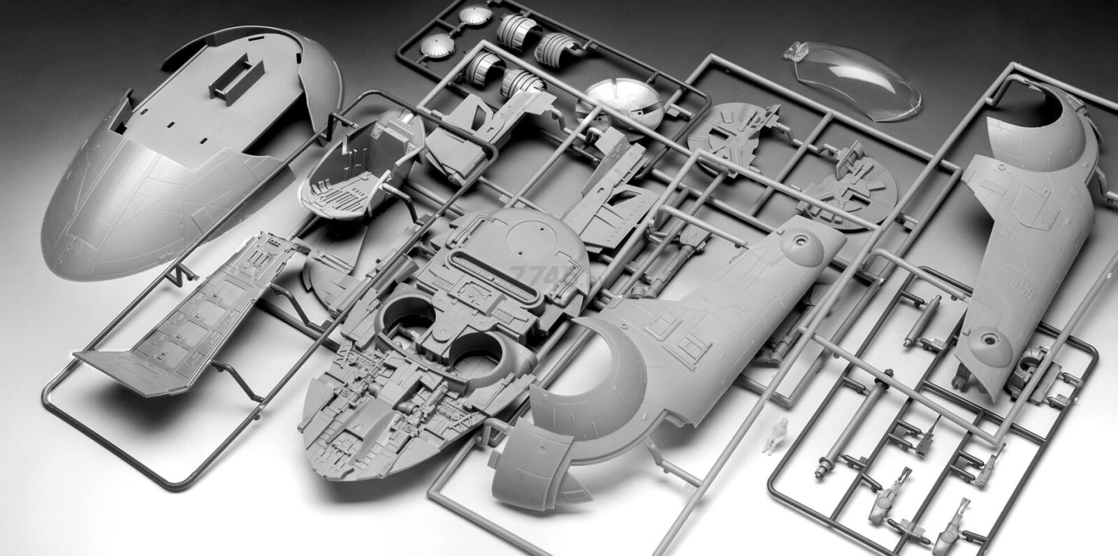 Сборная модель REVELL Корабль Раб I Звездные войны Эпизод V 1:88 (5678) - Фото 6