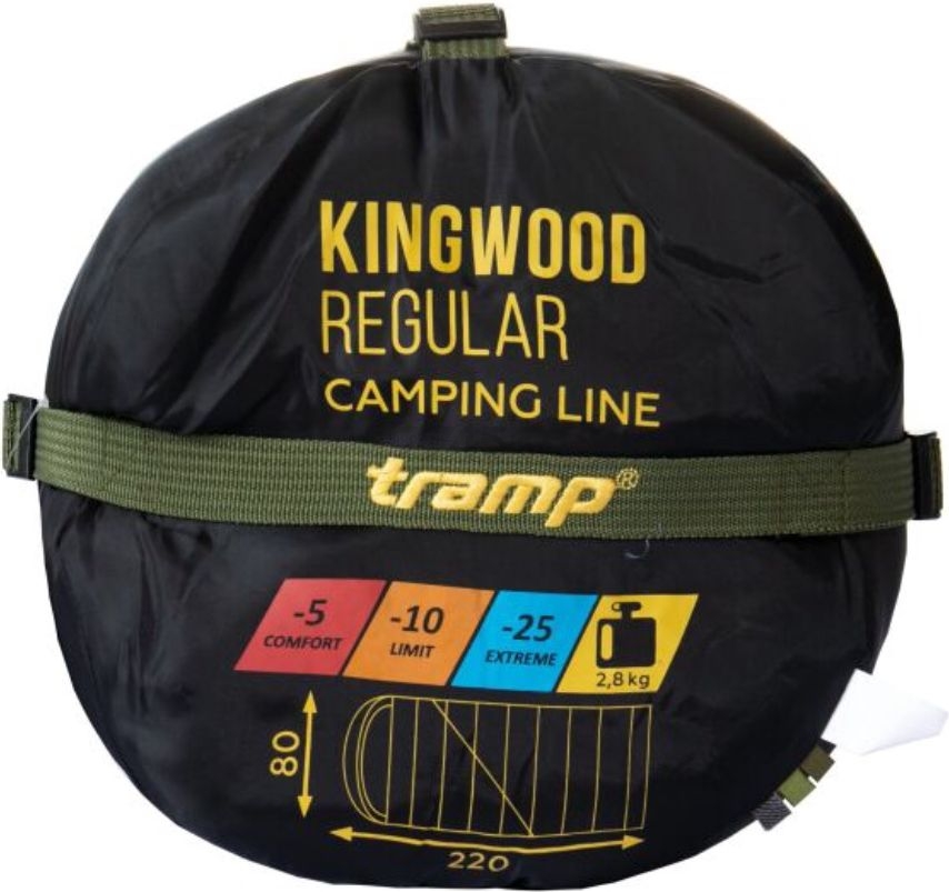 Спальный мешок TRAMP Kingwood Regular правая молния (TRS-053R-RT) - Фото 12