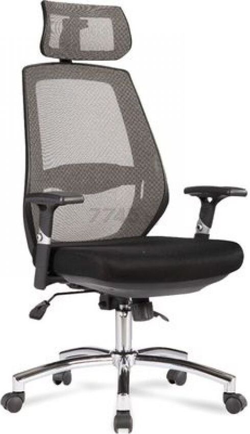 Кресло компьютерное AKSHOME Spirit серый/черный (55066)