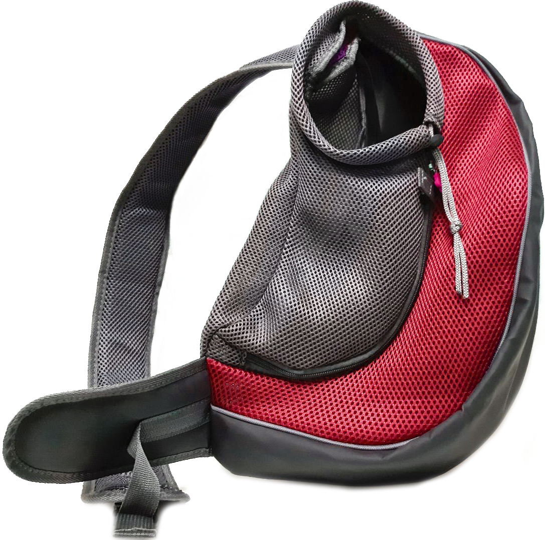 Сумка-переноска для животных FOR FRIENDS Pet Sling M 28x11x40 см красный (СП10-M)