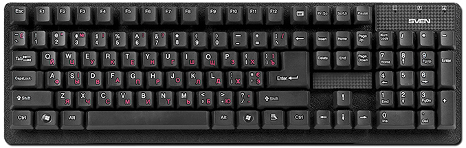 Клавиатура SVEN Standard 301 USB Black