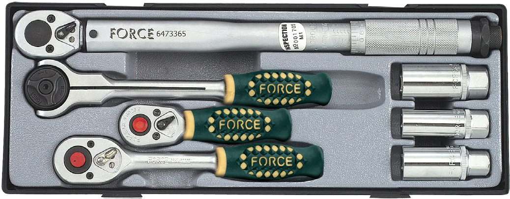 Набор инструментов 3/8" 7 предметов FORCE (T30712)