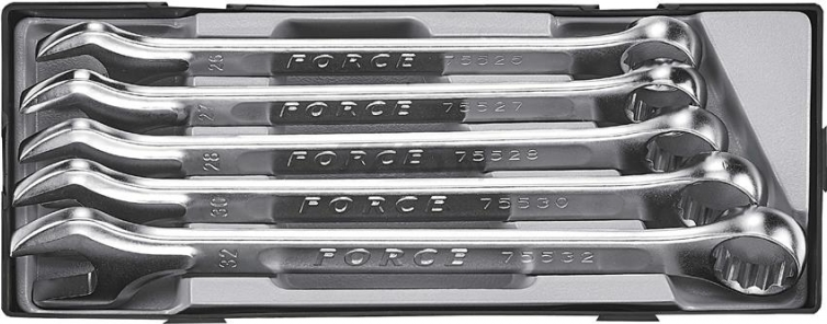 Набор ключей комбинированных 26-32 мм 5 предметов FORCE (T5052)