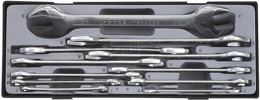 Набор ключей рожковых 6-32 мм 11 предметов FORCE (T5111)