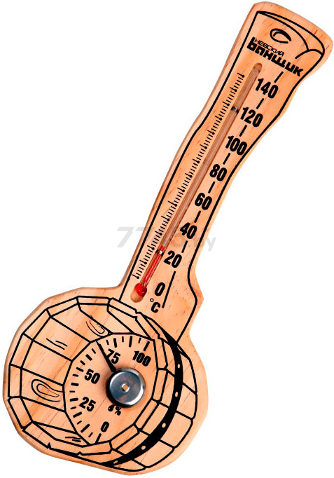 Термометр-гигрометр для бани НЕВСКИЙ БАНЩИК Черпак (Б-11585)