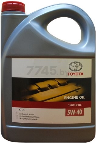Моторное масло 5W40 синтетическое TOYOTA Engine Oil 5 л (08880-80835)