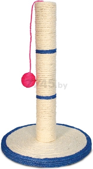 Когтеточка из сизаля TRIOL Столбик с шариком S819 d30x46 см (20851028)