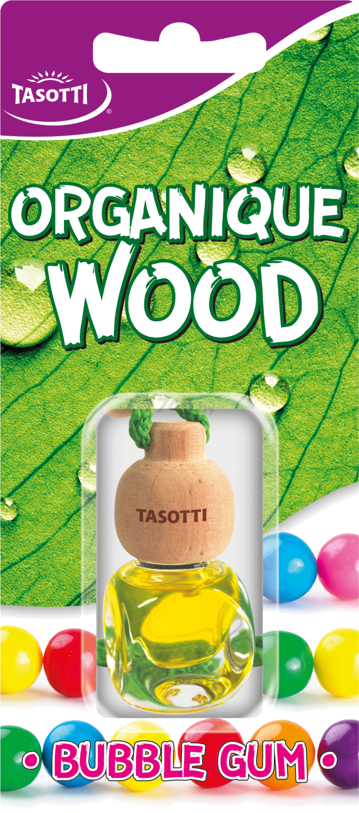 Ароматизатор TASOTTI Organique Wood Жевательная резинка (TS5880)