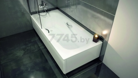 Ванна стальная BLB Universal Anatomica 160х75 с отверстиями для ручек (B65US2001) - Фото 2