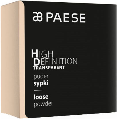 Пудра рассыпчатая PAESE High Definition Transparent Loose Powder светлый бежевый тон 01 (76226) - Фото 2